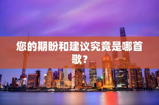 您的期盼和建议究竟是哪首歌？