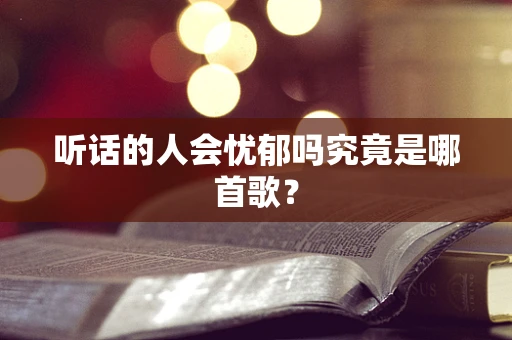 听话的人会忧郁吗究竟是哪首歌？