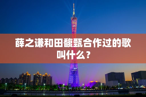 薛之谦和田馥甄合作过的歌叫什么？