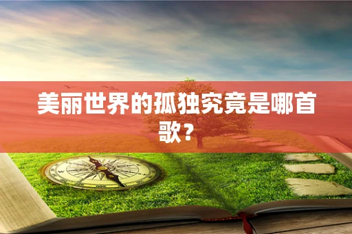 美丽世界的孤独究竟是哪首歌？
