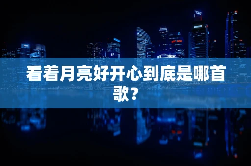 看着月亮好开心到底是哪首歌？