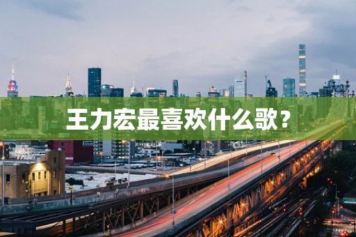 王力宏最喜欢什么歌？