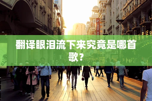 翻译眼泪流下来究竟是哪首歌？