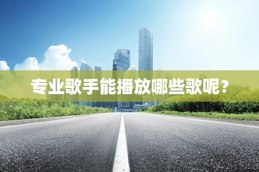 专业歌手能播放哪些歌呢？