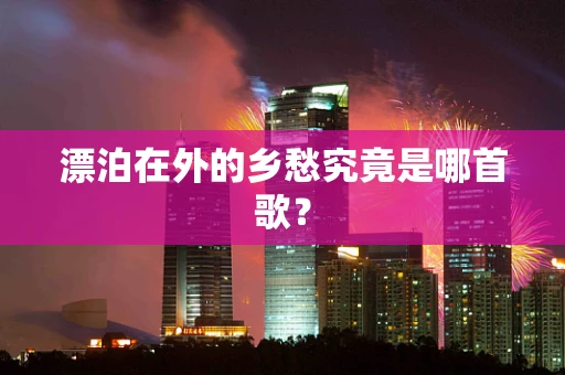 漂泊在外的乡愁究竟是哪首歌？