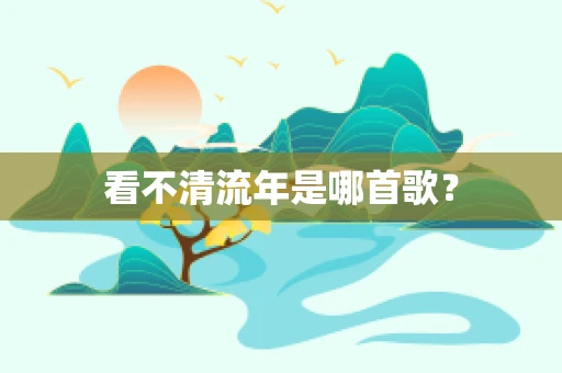 看不清流年是哪首歌？