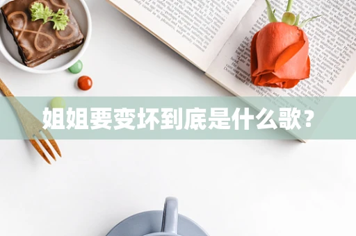 姐姐要变坏到底是什么歌？