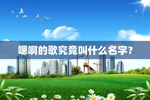 嗯啊的歌究竟叫什么名字？