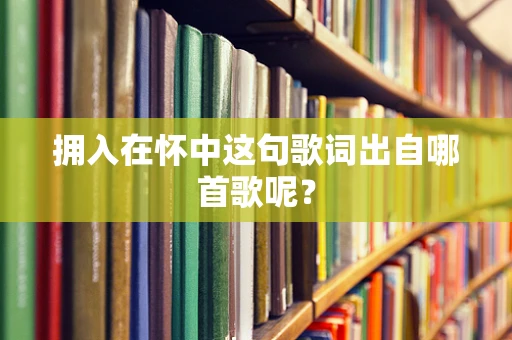 拥入在怀中这句歌词出自哪首歌呢？