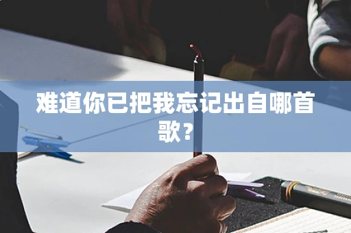 难道你已把我忘记出自哪首歌？