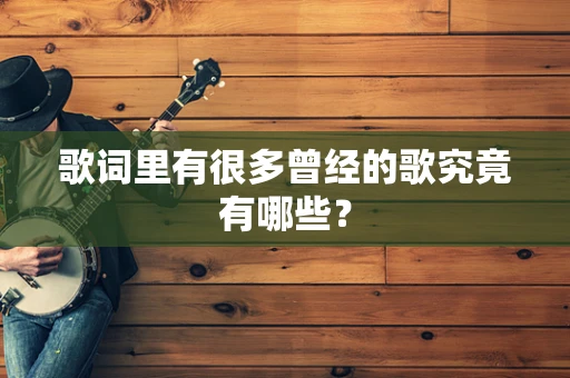 歌词里有很多曾经的歌究竟有哪些？