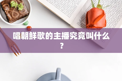 唱朝鲜歌的主播究竟叫什么？