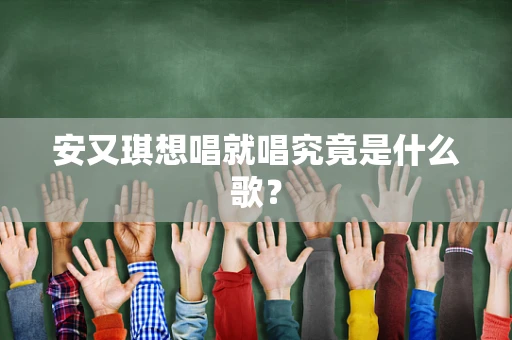 安又琪想唱就唱究竟是什么歌？