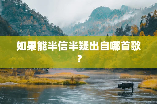 如果能半信半疑出自哪首歌？