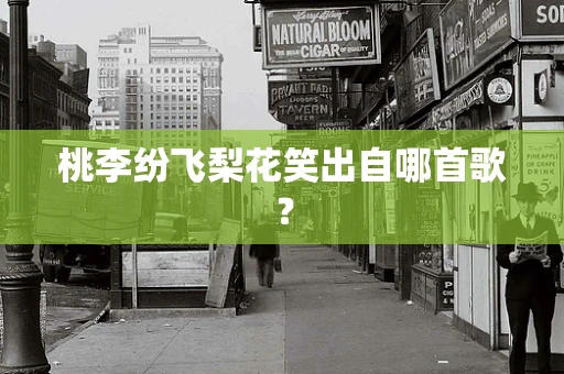 桃李纷飞梨花笑出自哪首歌？