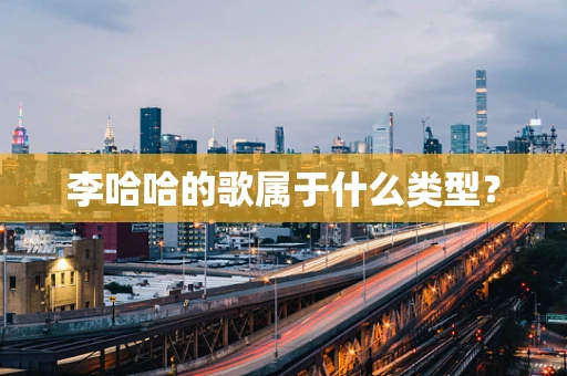 李哈哈的歌属于什么类型？