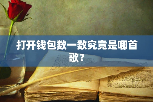 打开钱包数一数究竟是哪首歌？