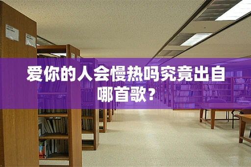 爱你的人会慢热吗究竟出自哪首歌？