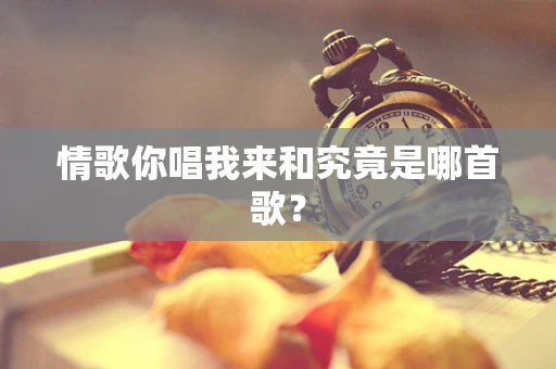 情歌你唱我来和究竟是哪首歌？