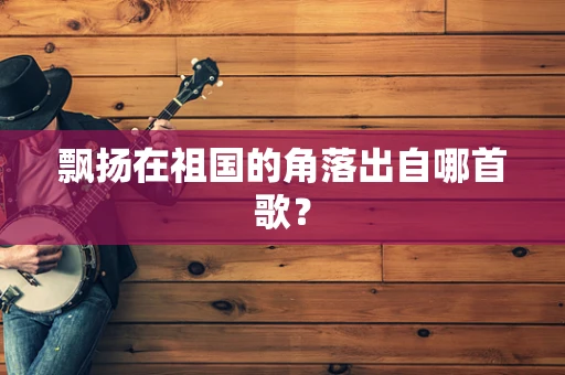 飘扬在祖国的角落出自哪首歌？