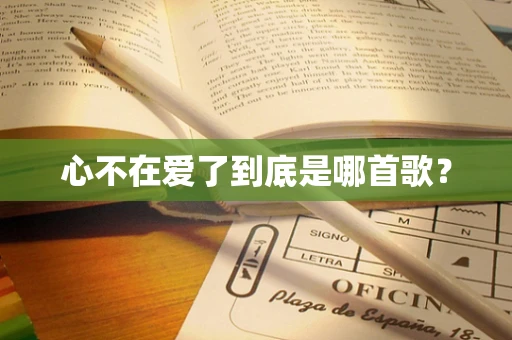 心不在爱了到底是哪首歌？