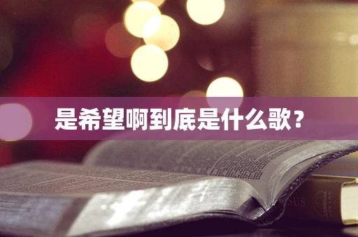 是希望啊到底是什么歌？