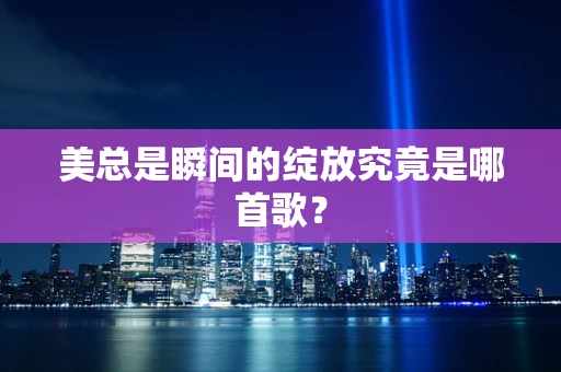 美总是瞬间的绽放究竟是哪首歌？