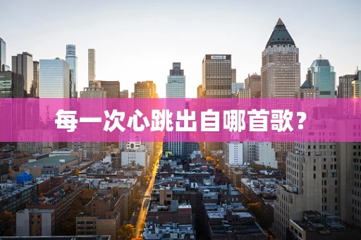 每一次心跳出自哪首歌？