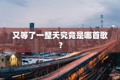 又等了一整天究竟是哪首歌？