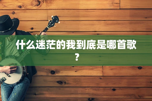 什么迷茫的我到底是哪首歌？