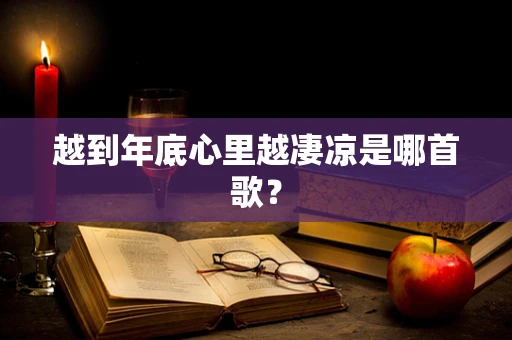 越到年底心里越凄凉是哪首歌？