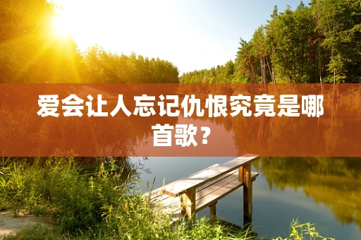爱会让人忘记仇恨究竟是哪首歌？