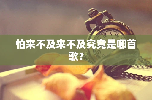 怕来不及来不及究竟是哪首歌？