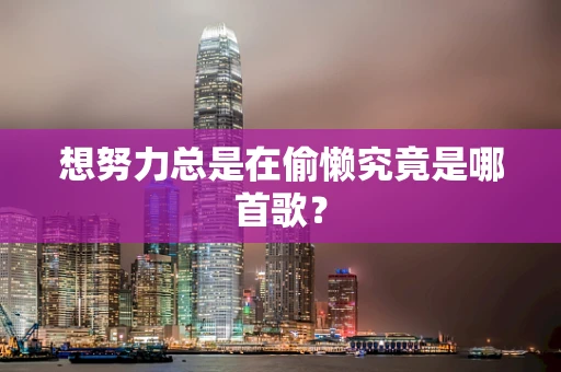 想努力总是在偷懒究竟是哪首歌？