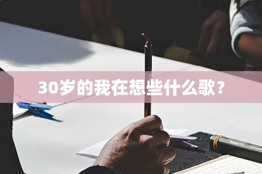 30岁的我在想些什么歌？