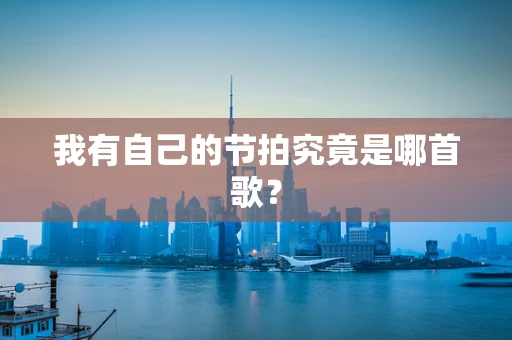 我有自己的节拍究竟是哪首歌？