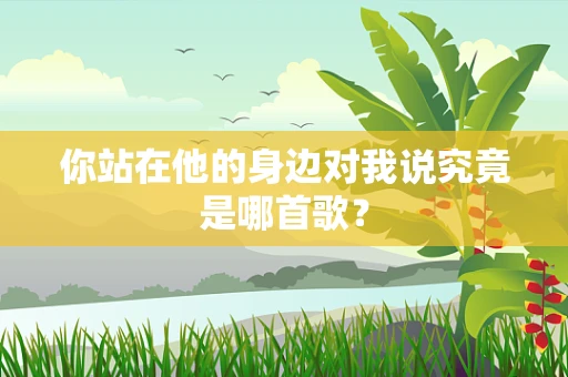 你站在他的身边对我说究竟是哪首歌？