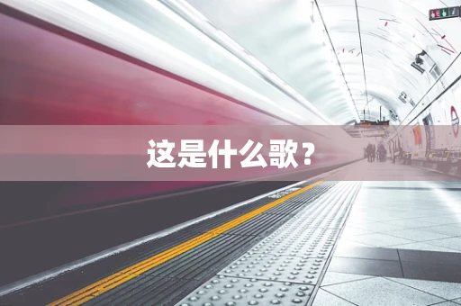 这是什么歌？