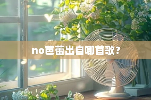 no芭蕾出自哪首歌？