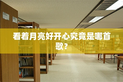 看着月亮好开心究竟是哪首歌？