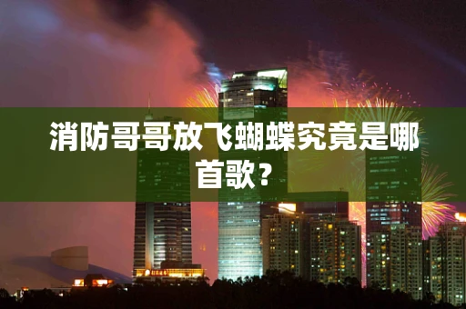 消防哥哥放飞蝴蝶究竟是哪首歌？