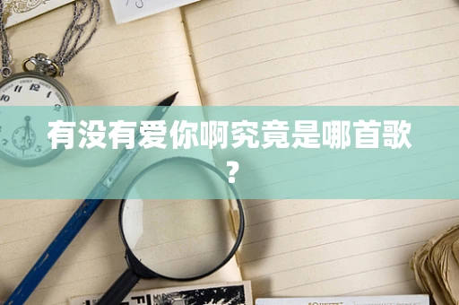 有没有爱你啊究竟是哪首歌？