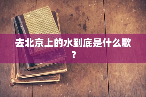 去北京上的水到底是什么歌？