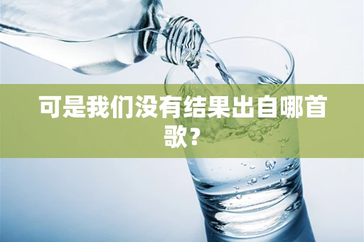 可是我们没有结果出自哪首歌？