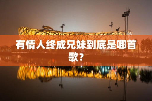 有情人终成兄妹到底是哪首歌？
