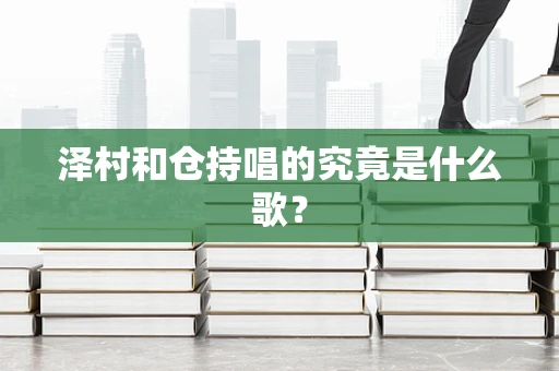 泽村和仓持唱的究竟是什么歌？