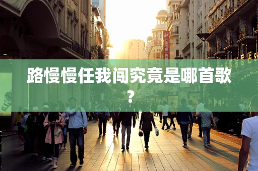 路慢慢任我闯究竟是哪首歌？