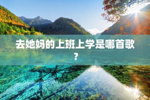 去她妈的上班上学是哪首歌？