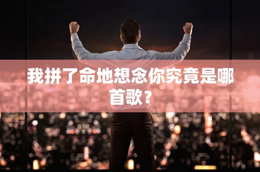 我拼了命地想念你究竟是哪首歌？