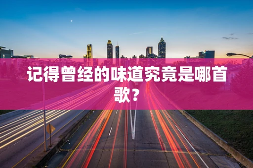 记得曾经的味道究竟是哪首歌？